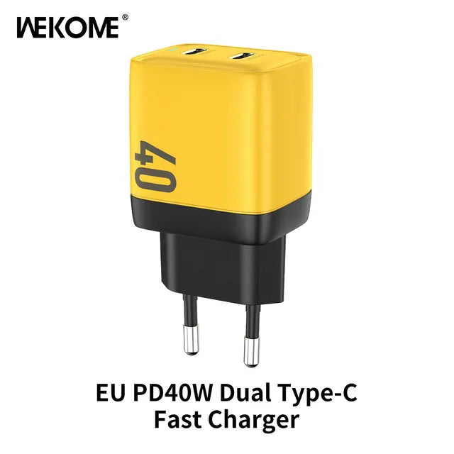 WEKOME GaN 40W/67W/100W Type C Charger Portable USB Charger Adapter QC4.0 PD PPS Fast Charging for iPhone Samsung Xiaomi Macbook