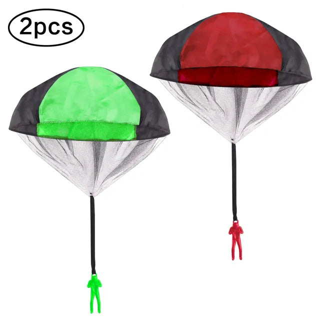 1/2/3pcs Hand Throwing Parachute Flying Toys for Children Educational Outdoor Games Sports Entertainment Sensory Play