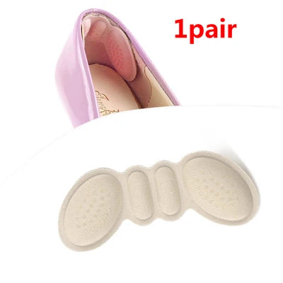 5D Shoe Pad Foot Care Heel Liner Stickers Cushion Forefoot Pads Sports Shoes Adjustable Antiwear Insoles Heel Sticker Protector