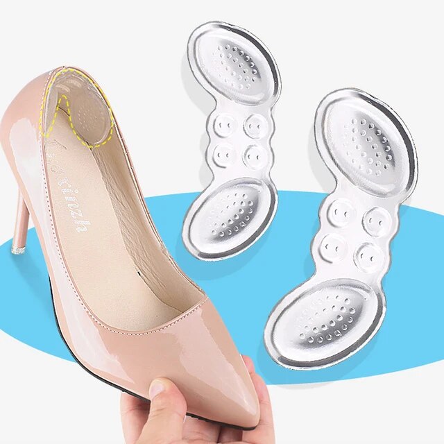 5D Shoe Pad Foot Care Heel Liner Stickers Cushion Forefoot Pads Sports Shoes Adjustable Antiwear Insoles Heel Sticker Protector