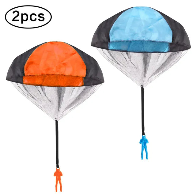 1/2/3pcs Hand Throwing Parachute Flying Toys for Children Educational Outdoor Games Sports Entertainment Sensory Play