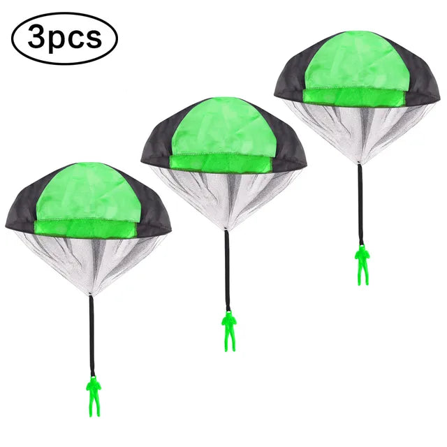 1/2/3pcs Hand Throwing Parachute Flying Toys for Children Educational Outdoor Games Sports Entertainment Sensory Play