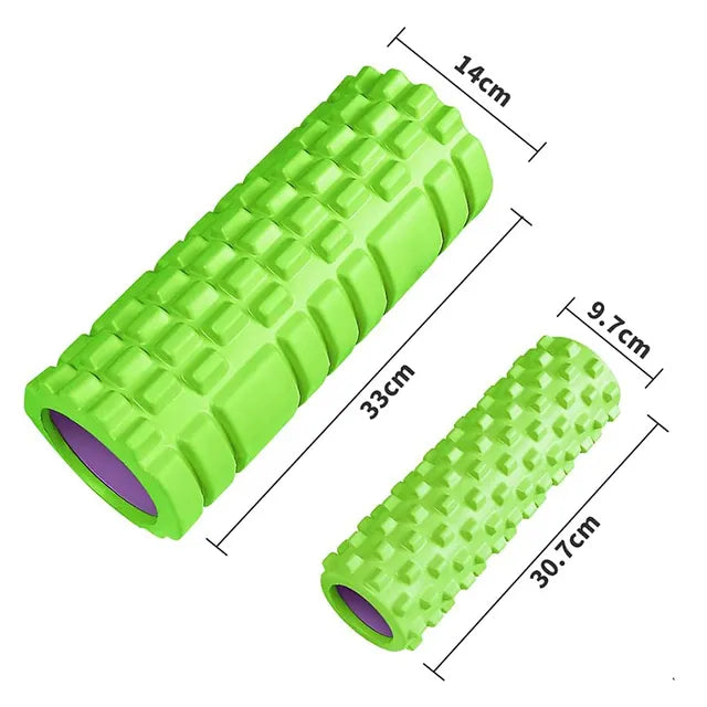 33cm Yoga Column Foam Axis Massage roller Muscle Back Muscle MassageThe grid Back training set shipping