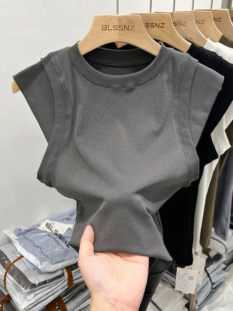 Summer Women T Shirt Girls T-Shirt Woman Clothes Tops Cotton Slim Tshirt Female Long Sleeve Crop Top Spring Tee Sexy Canale Y2k