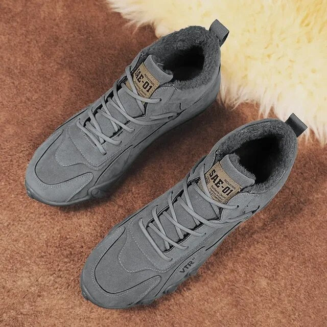 Men's Shoes Casual Shoes Ankle Boots Designer Fashion Loafers Lace Up Shoes Men Boots Men Sneakers Non-slip New Tenis Masculinos