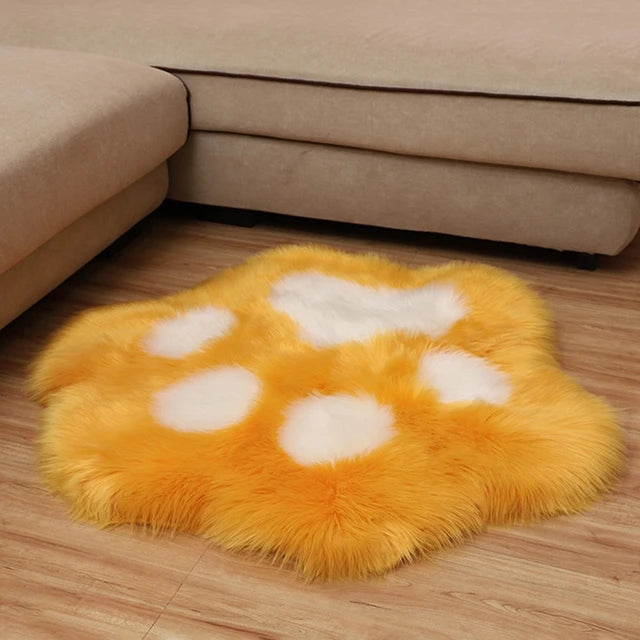 30*30CM Soft Artificial Sheepskin Rug Chair Cover Bedroom Mat Artificial Wool Warm Hairy Carpet Seat Textil Fur Area Rugs