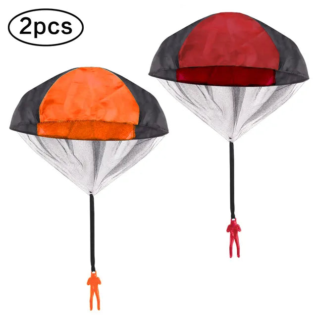 1/2/3pcs Hand Throwing Parachute Flying Toys for Children Educational Outdoor Games Sports Entertainment Sensory Play