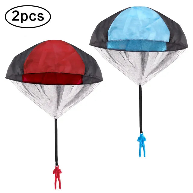 1/2/3pcs Hand Throwing Parachute Flying Toys for Children Educational Outdoor Games Sports Entertainment Sensory Play