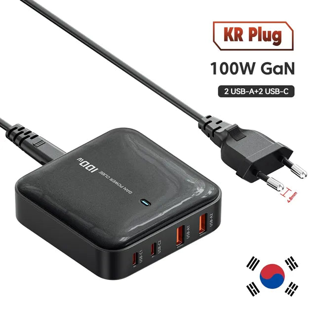 Toocki GaN 100W PD 3.0 Fast Charging USB C Charger For Macbook iPad Pro Tablet Type C Charger For iPhone 15 14 Samsung Xiaomi