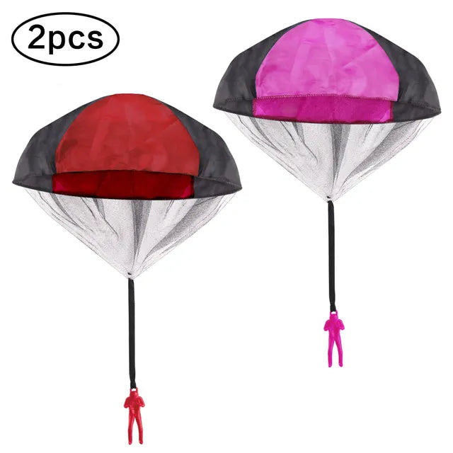 1/2/3pcs Hand Throwing Parachute Flying Toys for Children Educational Outdoor Games Sports Entertainment Sensory Play