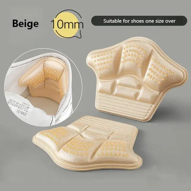 Heel Stickers Heel Protectors Sneaker Shrinking Size Insoles Anti-wear Feet Shoe Pads Adjust Size High Heel Cushion Inserts