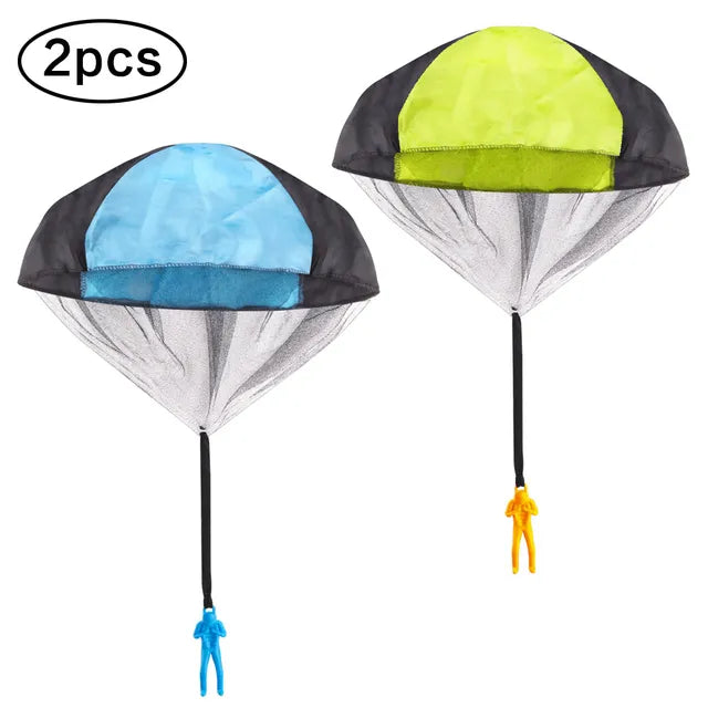 1/2/3pcs Hand Throwing Parachute Flying Toys for Children Educational Outdoor Games Sports Entertainment Sensory Play