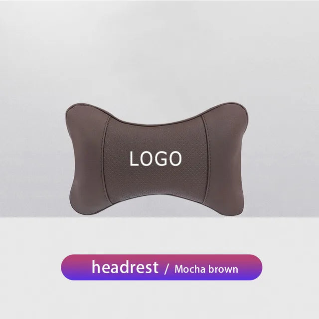 1Pcs Car Seat Headrest Auto Logo Neck Pillow For BMW X1 X3 X5 X4 X6 G30 G20 E46 E90 E60 F10 F30 F20 F40 E39 E36 E87 E70 E91 E30