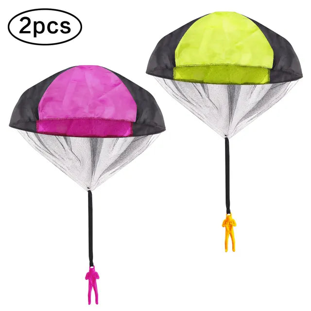 1/2/3pcs Hand Throwing Parachute Flying Toys for Children Educational Outdoor Games Sports Entertainment Sensory Play