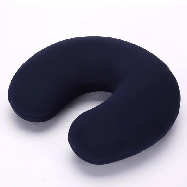 U Shaped Travel Pillow Particles Microbeads Neck Car Plane Pillows Soft Cushion Home Outdoor Textile Stock Home & GardenPillow