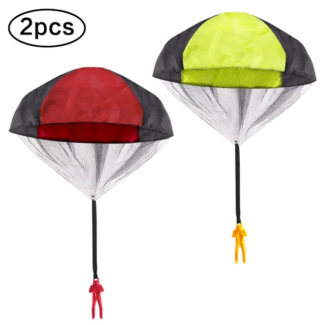 1/2/3pcs Hand Throwing Parachute Flying Toys for Children Educational Outdoor Games Sports Entertainment Sensory Play