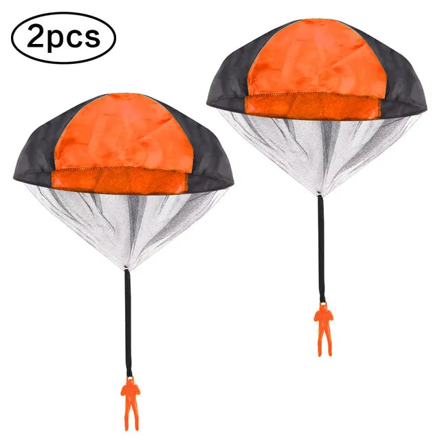 1/2/3pcs Hand Throwing Parachute Flying Toys for Children Educational Outdoor Games Sports Entertainment Sensory Play