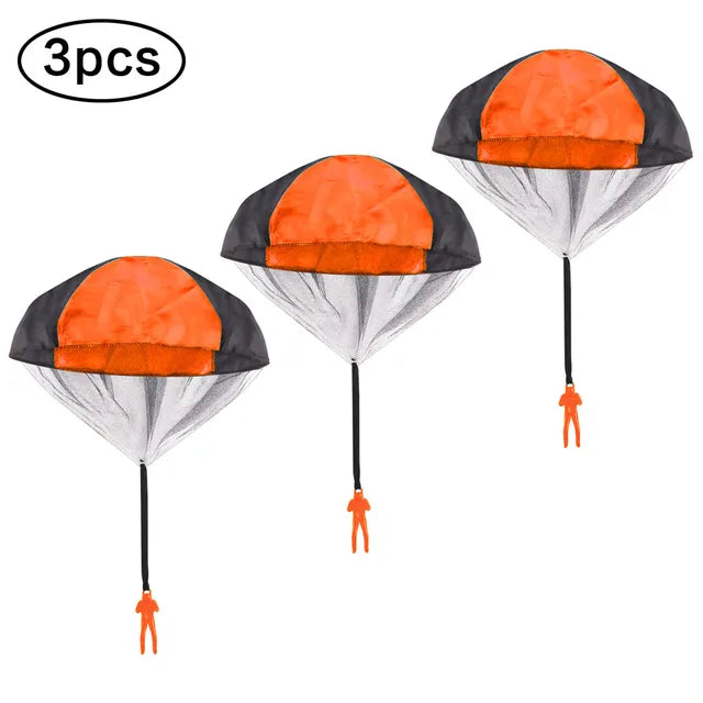 1/2/3pcs Hand Throwing Parachute Flying Toys for Children Educational Outdoor Games Sports Entertainment Sensory Play