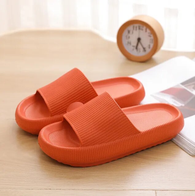 Thick Platform Bathroom Home Slippers Women Fashion Soft Sole EVA Indoor Slides Woman Sandals 2023 Summer Non-slip Flip Flops