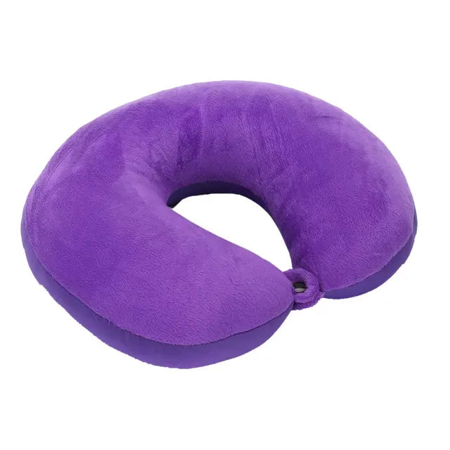 U Shaped Travel Pillow Particles Microbeads Neck Car Plane Pillows Soft Cushion Home Outdoor Textile Stock Home & GardenPillow