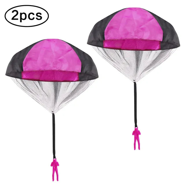 1/2/3pcs Hand Throwing Parachute Flying Toys for Children Educational Outdoor Games Sports Entertainment Sensory Play