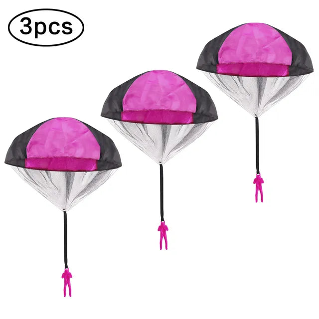 1/2/3pcs Hand Throwing Parachute Flying Toys for Children Educational Outdoor Games Sports Entertainment Sensory Play