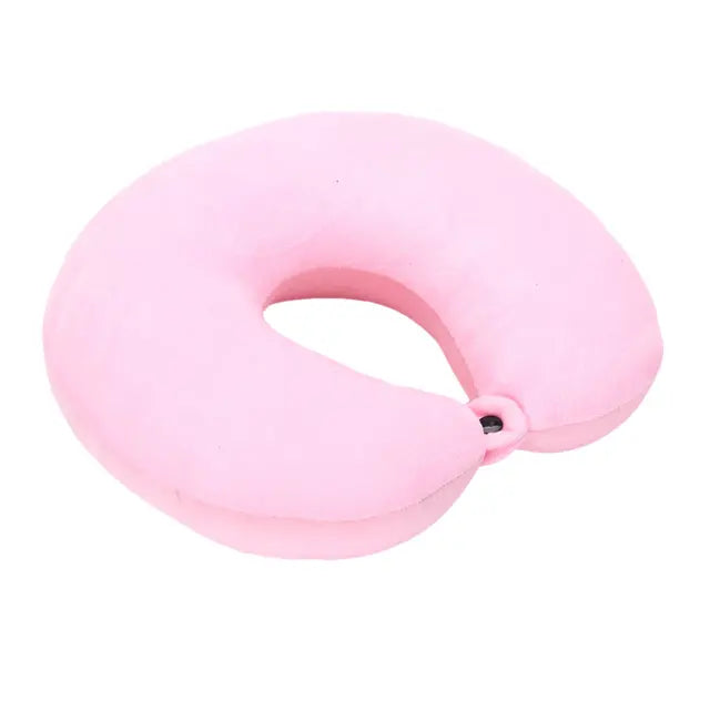 U Shaped Travel Pillow Particles Microbeads Neck Car Plane Pillows Soft Cushion Home Outdoor Textile Stock Home & GardenPillow