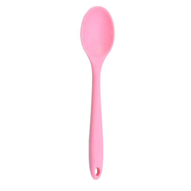 Mini Silicone Tableware Silicone Kitchenware Cooking Spoon Spatula Small Spoon Small Dense More Seasoned Soup