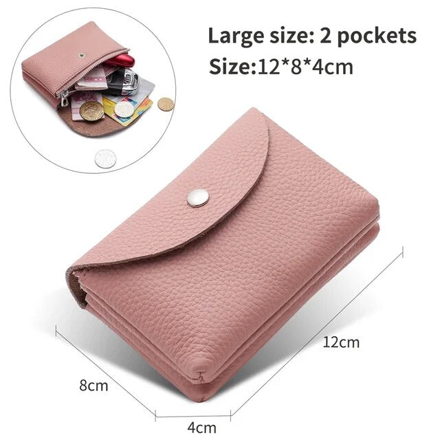 Women Small Purses Female Short Coin Wallets Pouch Handbag for Girls Card Holder Card Keys Money Bag Carteras Para Mujeres