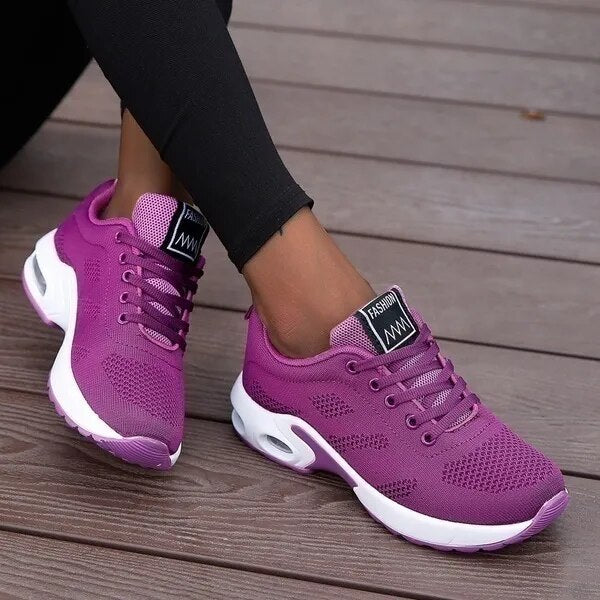 Women Running Shoes Breathable Casual Shoes Outdoor Light Weight White Tenis Sports Shoes Casual Walking Sneakers for Wamen