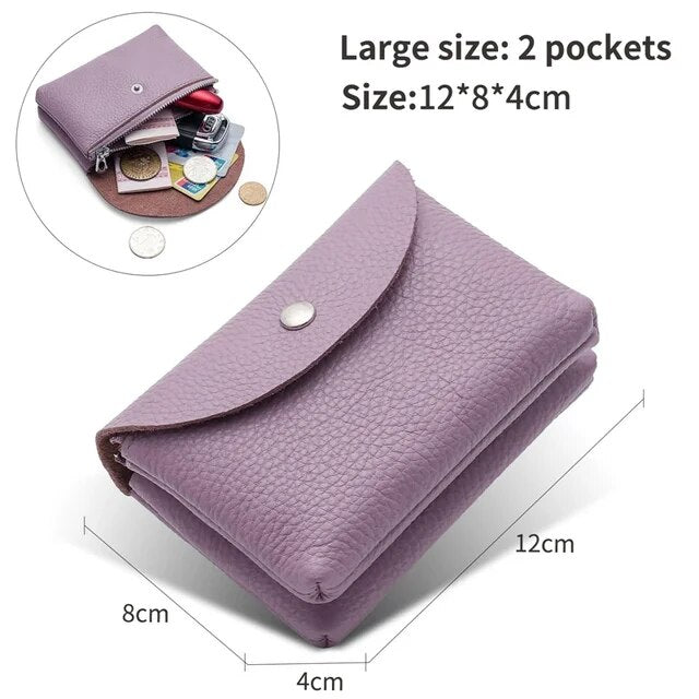 Women Small Purses Female Short Coin Wallets Pouch Handbag for Girls Card Holder Card Keys Money Bag Carteras Para Mujeres