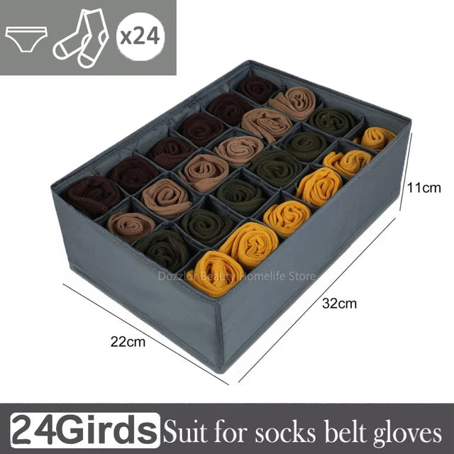 Cabinet Underwear Organizer Drawer Clothes Organizer Boxes Closet Organizer For Underwear Bra Socks Underpants Storage Organizer