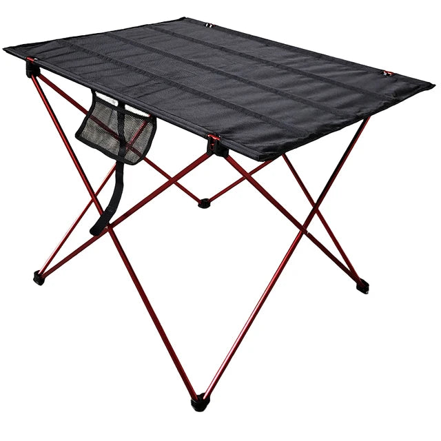 75cm Ultralight Portable Folding Desk Aluminum Alloy Outdoor Table for Fishing Picnic BBQ Large Size Red Gray Desk