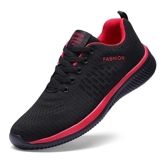 Fashion Men Sneakers Mesh Casual Shoes Lac-up Men Shoes Lightweight Vulcanize Shoes Walking Sneakers Man Running Gym Shoes