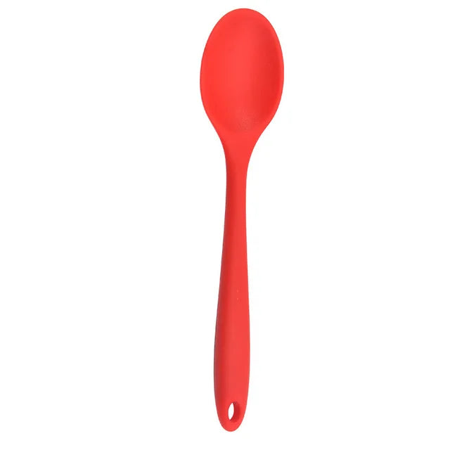 Mini Silicone Tableware Silicone Kitchenware Cooking Spoon Spatula Small Spoon Small Dense More Seasoned Soup