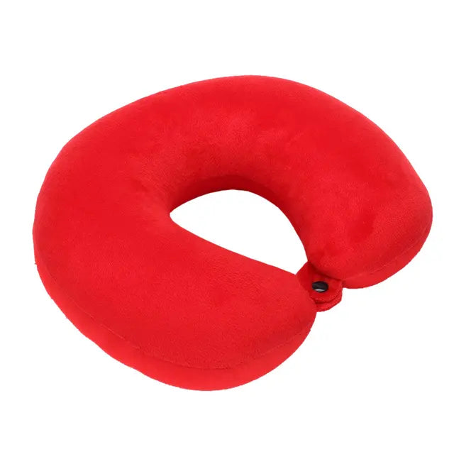 U Shaped Travel Pillow Particles Microbeads Neck Car Plane Pillows Soft Cushion Home Outdoor Textile Stock Home & GardenPillow