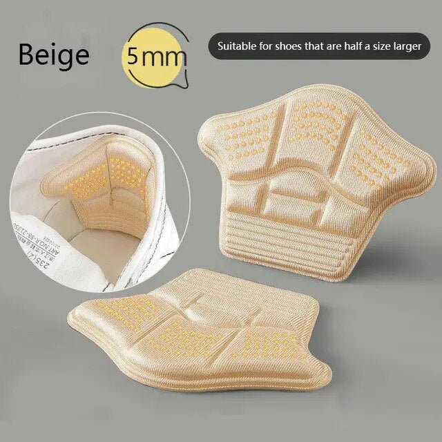 Heel Stickers Heel Protectors Sneaker Shrinking Size Insoles Anti-wear Feet Shoe Pads Adjust Size High Heel Cushion Inserts