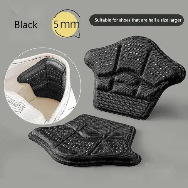 Heel Stickers Heel Protectors Sneaker Shrinking Size Insoles Anti-wear Feet Shoe Pads Adjust Size High Heel Cushion Inserts