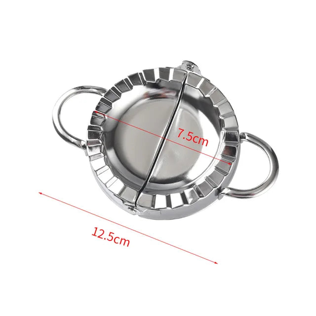 Stainless Steel Dumpling Maker Ravioli Pies Jiaozi Pastry Machine Mold Dough Noodle Cutter Baking Meat Spoon Kitchen Pasta Tools