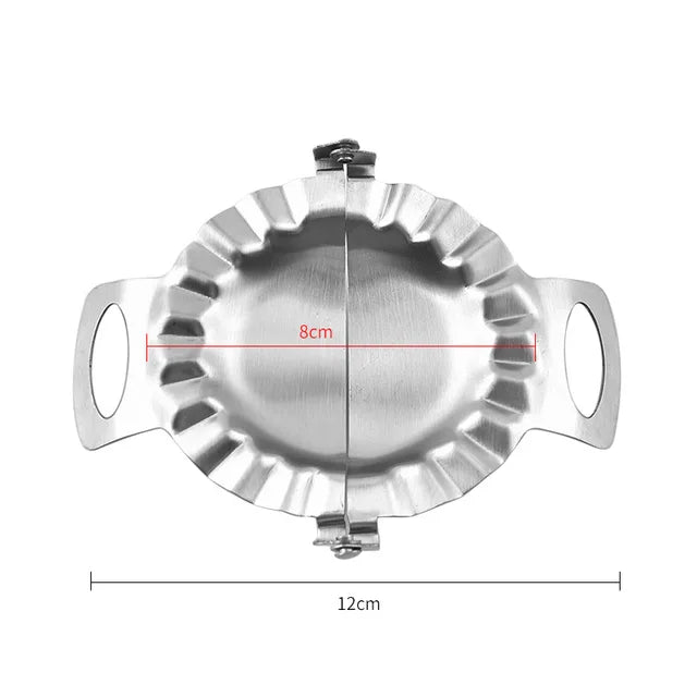 Stainless Steel Dumpling Maker Ravioli Pies Jiaozi Pastry Machine Mold Dough Noodle Cutter Baking Meat Spoon Kitchen Pasta Tools