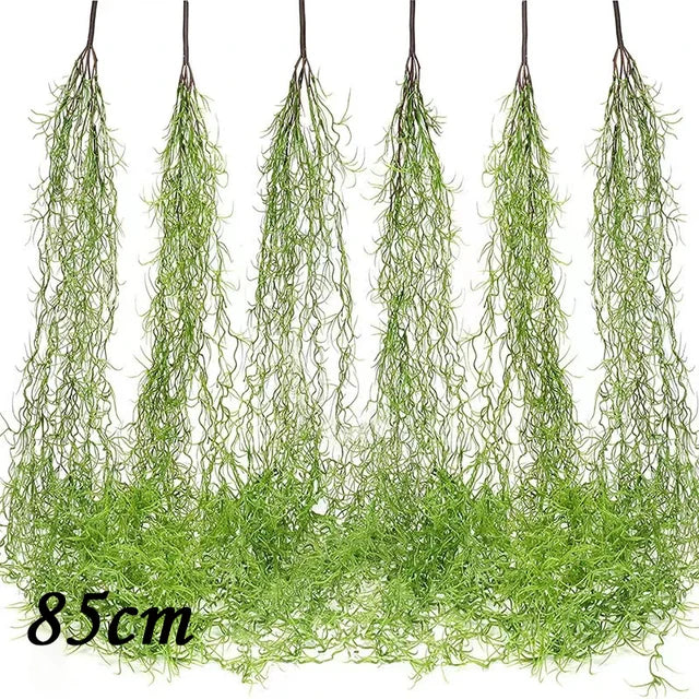 1/2Piece Artificial Vine Home Decor Artificial Ivy Leaf Garland Plants Vine Fake Foliage Flowers Creeper Green Ivy Wreath