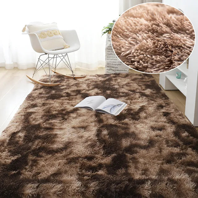 Soft Shaggy Carpet Living Room Fluffy Children Rugs Large Beige Plush Area Rug for Bedroom Kids Room Nursery Modern Home Decor