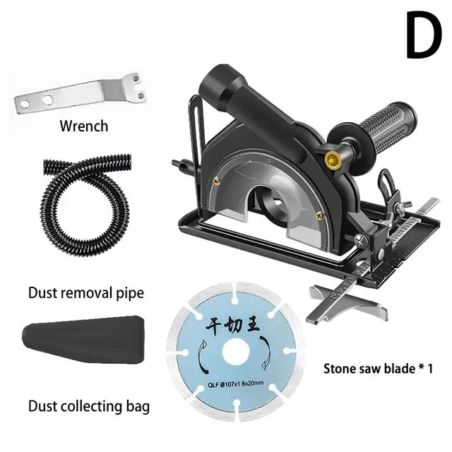 Upgraded Hand Angle Grinder Converter To Cutter 45°adjustable Saw Cutting Base Machine Refit Electric Circular Chain Saw Br X7U7