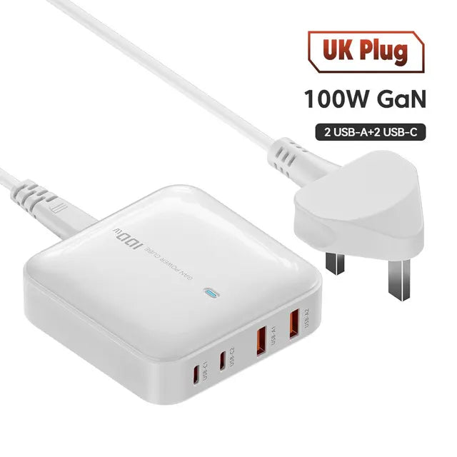 Toocki GaN 100W PD 3.0 Fast Charging USB C Charger For Macbook iPad Pro Tablet Type C Charger For iPhone 15 14 Samsung Xiaomi