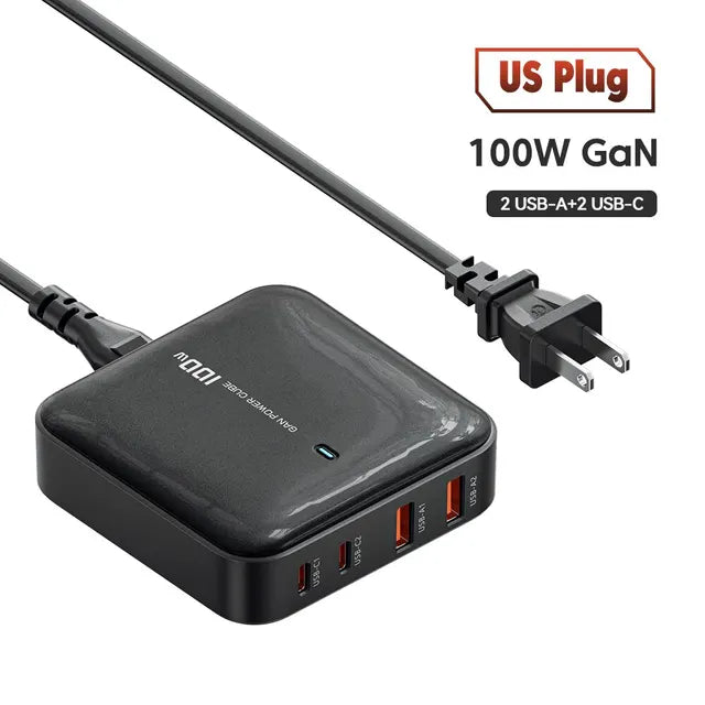 Toocki GaN 100W PD 3.0 Fast Charging USB C Charger For Macbook iPad Pro Tablet Type C Charger For iPhone 15 14 Samsung Xiaomi