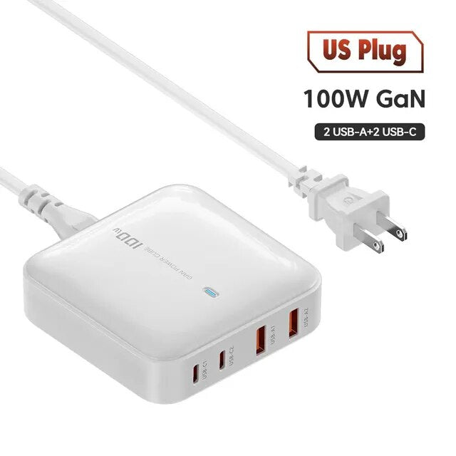 Toocki GaN 100W PD 3.0 Fast Charging USB C Charger For Macbook iPad Pro Tablet Type C Charger For iPhone 15 14 Samsung Xiaomi