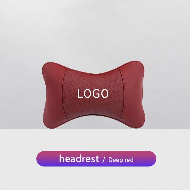 1Pcs Car Seat Headrest Auto Logo Neck Pillow For BMW X1 X3 X5 X4 X6 G30 G20 E46 E90 E60 F10 F30 F20 F40 E39 E36 E87 E70 E91 E30