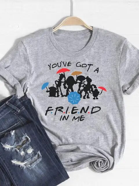 Disney Mickey Mouse Cartoon Clothes Tee Top Ear Funny Style Cute Clothing Women Female Fashion Casual Graphic T-shirts