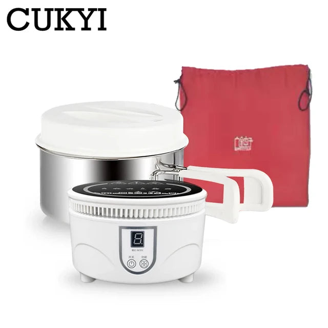 CUKYI Mini Portable Induction cookers for home office dormitory 800W Touch the electromagnetic oven stove with a Cooking pot