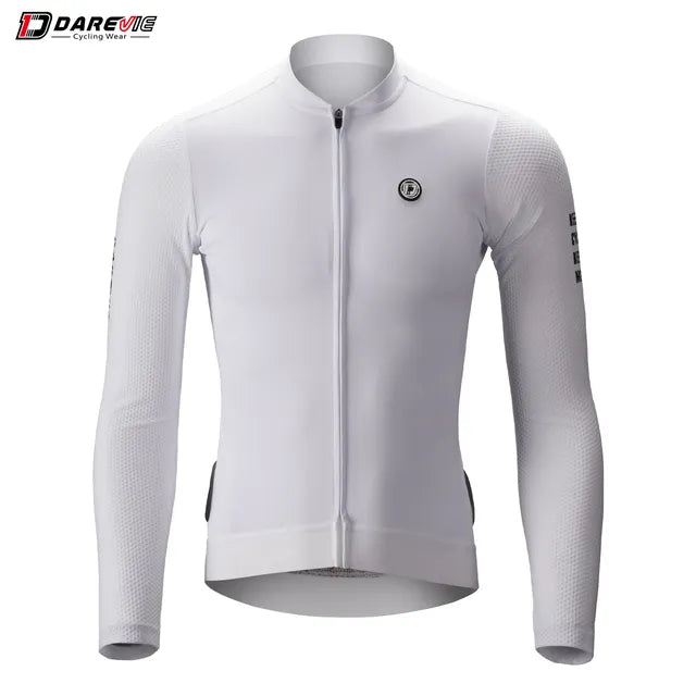 DAREVIE Cycling Jersey Long Sleeve SummerSPF 50+ 2023 New Fashion Aero Long Sleeves Cycling Jersey Men Women Breathable Cool Dry